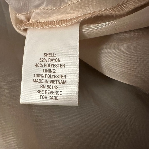 dressbarn CB Established 1962 Party Dress Black Rose Pattern/Tan Lining Sz. 14 - Picture 12 of 16